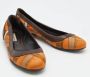 Burberry Vintage Pre-owned Leather flats Brown Dames - Thumbnail 4