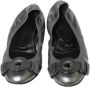 Burberry Vintage Pre-owned Leather flats Gray Dames - Thumbnail 2