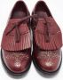 Burberry Vintage Pre-owned Leather flats Red Dames - Thumbnail 3