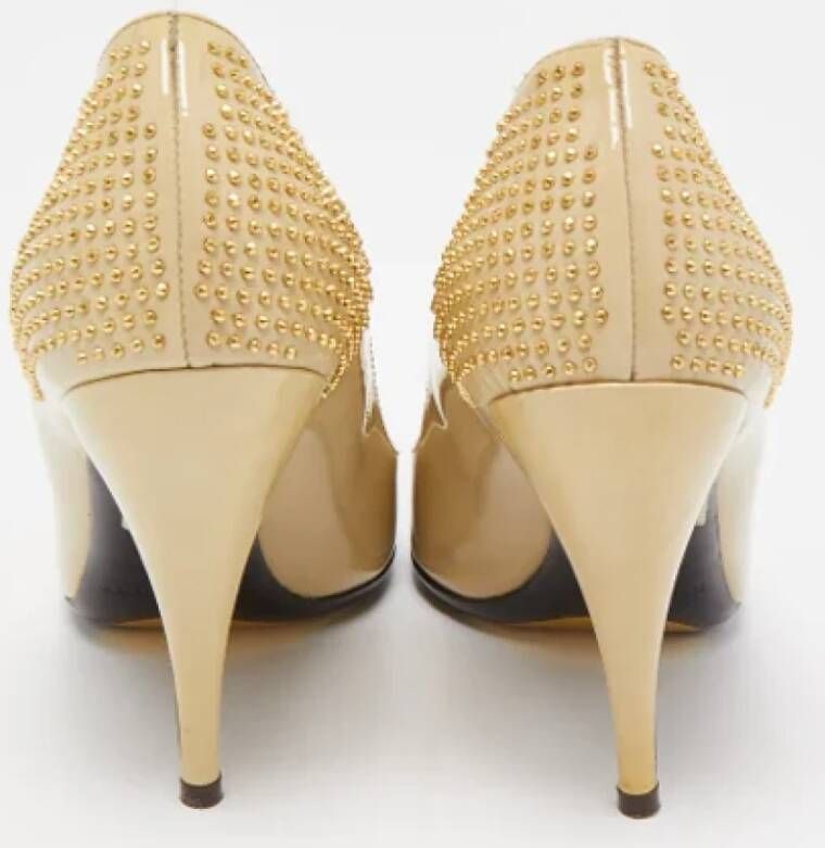 Burberry Vintage Pre-owned Leather heels Beige Dames