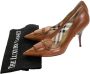 Burberry Vintage Pre-owned Leather heels Beige Dames - Thumbnail 7