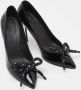 Burberry Vintage Pre-owned Leather heels Black Dames - Thumbnail 4