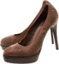 Burberry Vintage Pre-owned Leather heels Brown Dames - Thumbnail 3