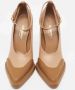 Burberry Vintage Pre-owned Leather heels Brown Dames - Thumbnail 2
