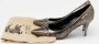 Burberry Vintage Pre-owned Leather heels Gray Dames - Thumbnail 8