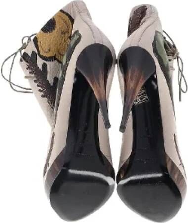 Burberry Vintage Pre-owned Leather heels Multicolor Dames
