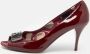 Burberry Vintage Pre-owned Leather heels Red Dames - Thumbnail 2