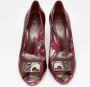 Burberry Vintage Pre-owned Leather heels Red Dames - Thumbnail 3