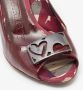Burberry Vintage Pre-owned Leather heels Red Dames - Thumbnail 7