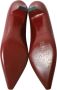Burberry Vintage Pre-owned Leather heels Red Dames - Thumbnail 6