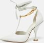Burberry Vintage Pre-owned Leather heels White Dames - Thumbnail 2