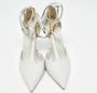 Burberry Vintage Pre-owned Leather heels White Dames - Thumbnail 3