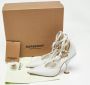 Burberry Vintage Pre-owned Leather heels White Dames - Thumbnail 9