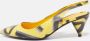 Burberry Vintage Pre-owned Leather heels Yellow Dames - Thumbnail 2