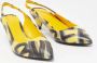 Burberry Vintage Pre-owned Leather heels Yellow Dames - Thumbnail 4