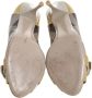 Burberry Vintage Pre-owned Leather heels Yellow Dames - Thumbnail 5