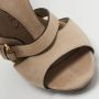 Burberry Vintage Pre-owned Leather sandals Beige Dames - Thumbnail 7