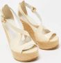 Burberry Vintage Pre-owned Leather sandals Beige Dames - Thumbnail 4