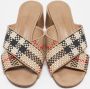 Burberry Vintage Pre-owned Leather sandals Beige Dames - Thumbnail 3