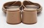 Burberry Vintage Pre-owned Leather sandals Beige Dames - Thumbnail 5
