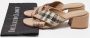 Burberry Vintage Pre-owned Leather sandals Beige Dames - Thumbnail 9