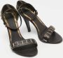 Burberry Vintage Pre-owned Leather sandals Black Dames - Thumbnail 4