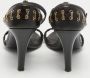 Burberry Vintage Pre-owned Leather sandals Black Dames - Thumbnail 5