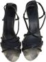 Burberry Vintage Pre-owned Leather sandals Black Dames - Thumbnail 2