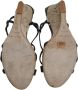 Burberry Vintage Pre-owned Leather sandals Black Dames - Thumbnail 6