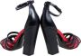 Burberry Vintage Pre-owned Leather sandals Black Dames - Thumbnail 4