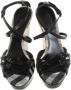 Burberry Vintage Pre-owned Leather sandals Black Dames - Thumbnail 2