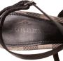 Burberry Vintage Pre-owned Leather sandals Black Dames - Thumbnail 6