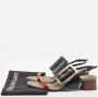 Burberry Vintage Pre-owned Leather sandals Black Dames - Thumbnail 9