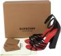 Burberry Vintage Pre-owned Leather sandals Black Dames - Thumbnail 7