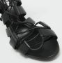 Burberry Vintage Pre-owned Leather sandals Black Dames - Thumbnail 7