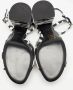 Burberry Vintage Pre-owned Leather sandals Black Dames - Thumbnail 6