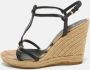 Burberry Vintage Pre-owned Leather sandals Black Dames - Thumbnail 2