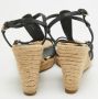 Burberry Vintage Pre-owned Leather sandals Black Dames - Thumbnail 5