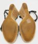 Burberry Vintage Pre-owned Leather sandals Black Dames - Thumbnail 6