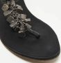 Burberry Vintage Pre-owned Leather sandals Black Dames - Thumbnail 7