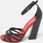 Burberry Vintage Pre-owned Leather sandals Black Dames - Thumbnail 2