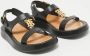 Burberry Vintage Pre-owned Leather sandals Black Dames - Thumbnail 5