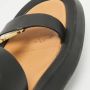 Burberry Vintage Pre-owned Leather sandals Black Dames - Thumbnail 6