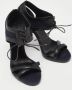 Burberry Vintage Pre-owned Leather sandals Blue Dames - Thumbnail 4