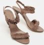 Burberry Vintage Pre-owned Leather sandals Brown Dames - Thumbnail 4