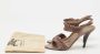 Burberry Vintage Pre-owned Leather sandals Brown Dames - Thumbnail 9