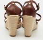 Burberry Vintage Pre-owned Leather sandals Brown Dames - Thumbnail 5