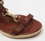 Burberry Vintage Pre-owned Leather sandals Brown Dames - Thumbnail 7