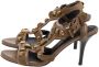 Burberry Vintage Pre-owned Leather sandals Brown Dames - Thumbnail 3