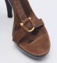 Burberry Vintage Pre-owned Leather sandals Brown Dames - Thumbnail 8